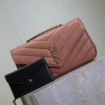 Saint Laurent Loulou Medium In Matelasse Lambskin